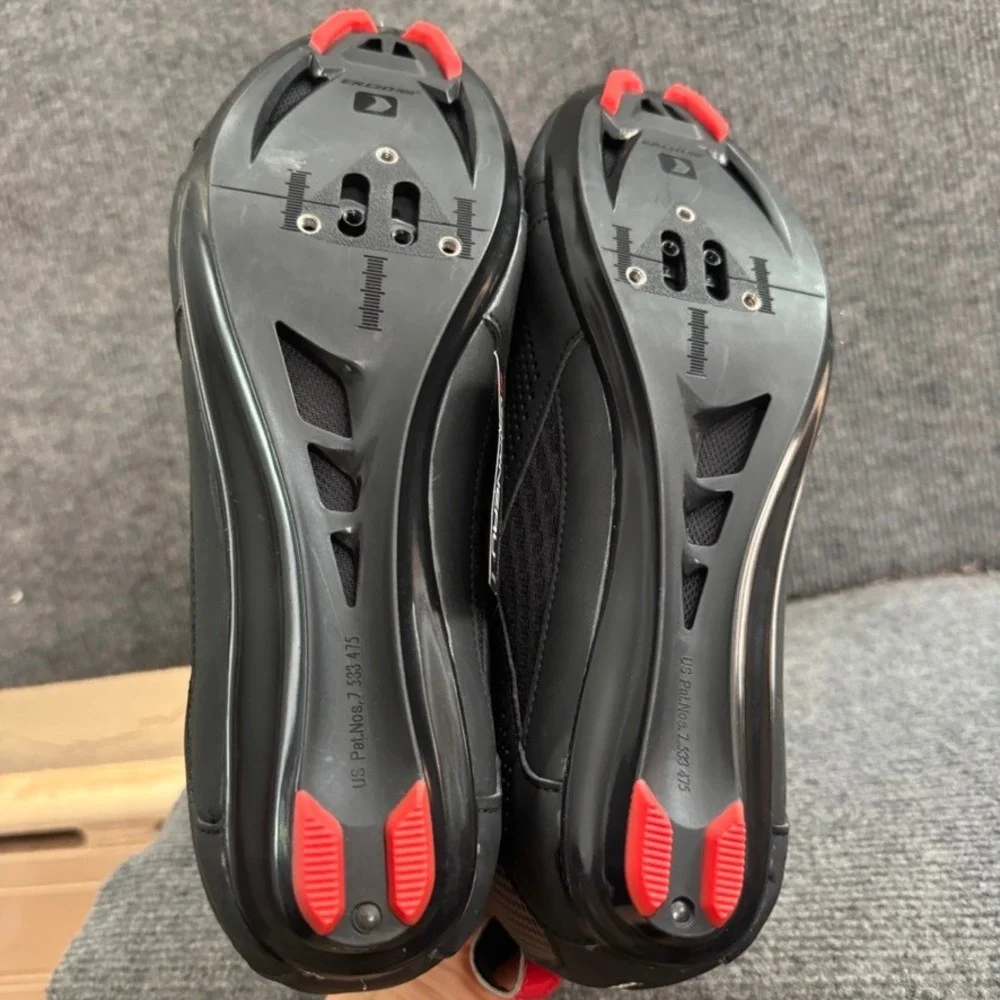 NWT Reebok x Louis Garneau Ergo Air Cycling Shoes Black Red Road Bike Mens 13
